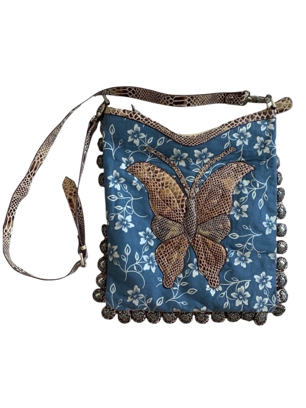 Butterfly Heart Boho Bag